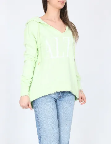 Hanorac Oversize River Island, verde