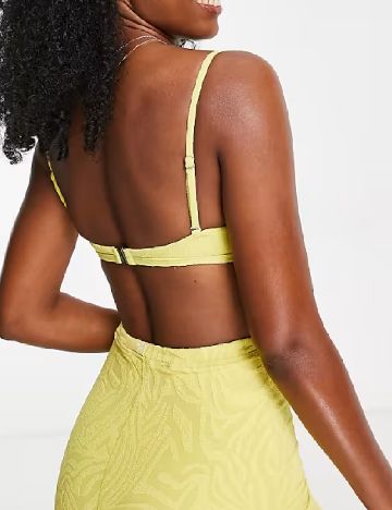 Sutien de baie Rhythm, galben