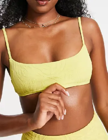 Sutien de baie Rhythm, galben