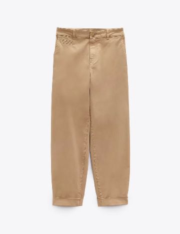 Pantaloni Zara, maro