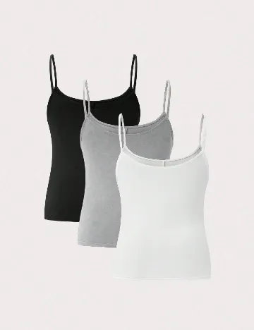 Set Maiouri 3 bucati SHEIN CURVE, mix culori