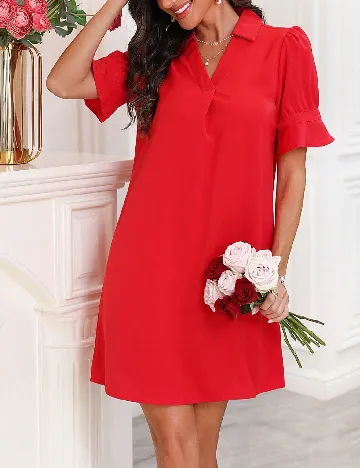 Rochie scurta SHEIN, rosu