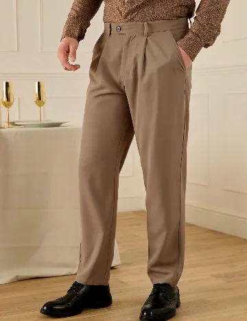 Pantaloni SHEIN, maro