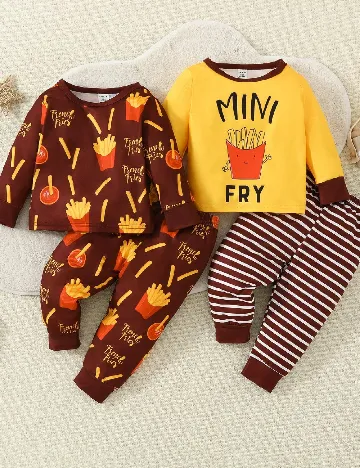 Set compleuri 2 bucati Shein Kids, mix culori