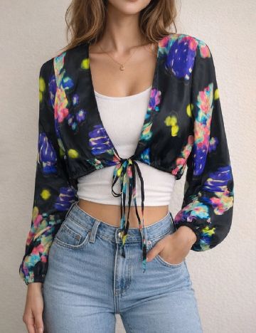 Top River Island, mix culori