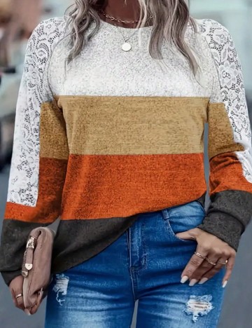 Bluza SHEIN CURVE, mix culori