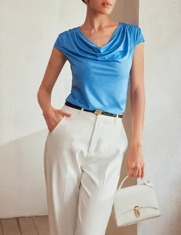 Bluza MOTF, albastru