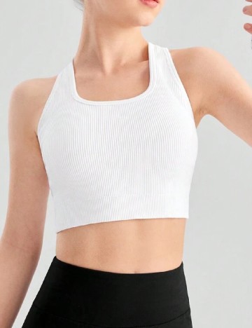 Bustiera Shein Kids, alb