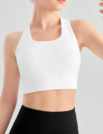 Bustiera Shein Kids, alb