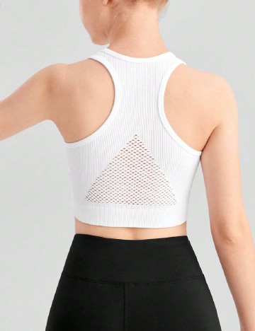 Bustiera Shein Kids, alb