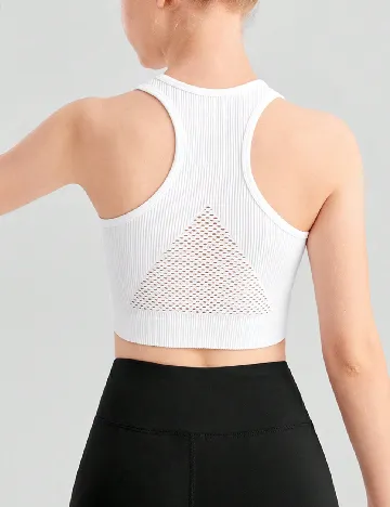 Bustiera Shein Kids, alb