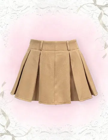 Fusta pantalon SHEIN CURVE, crem