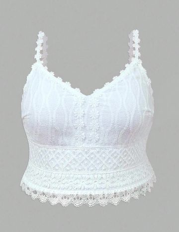 Top Forever 21 Curve, alb