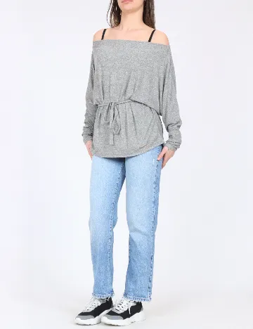 Bluza River Island, gri