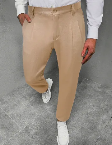 Pantaloni SHEIN, maro deschis