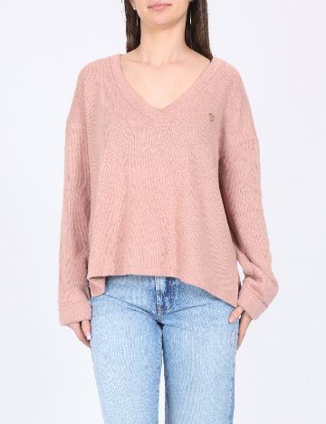 Bluza Oversize River Island, roz pudra inchis