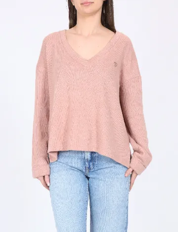 Bluza Oversize River Island, roz pudra inchis