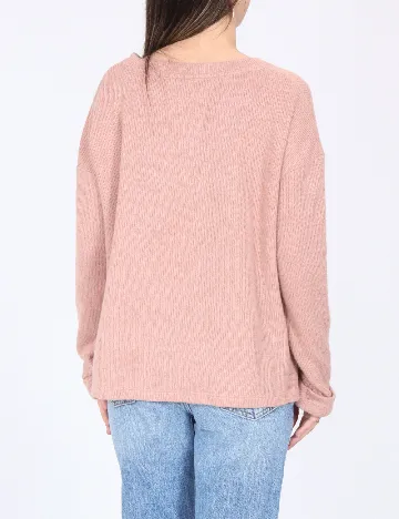 Bluza Oversize River Island, roz pudra inchis