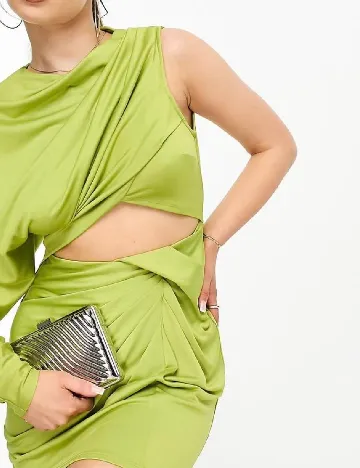 Rochie scurta ASOS, verde