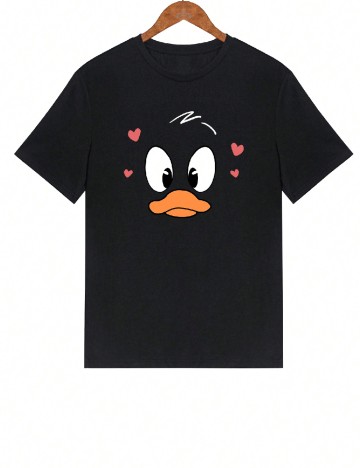 Tricou Oversize SHEIN, negru