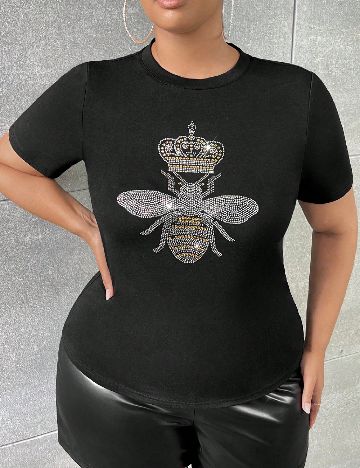 Tricou SHEIN CURVE, negru