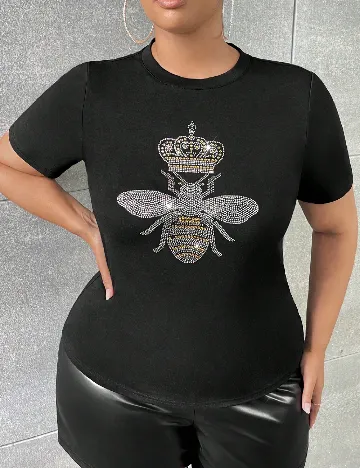 Tricou SHEIN CURVE, negru