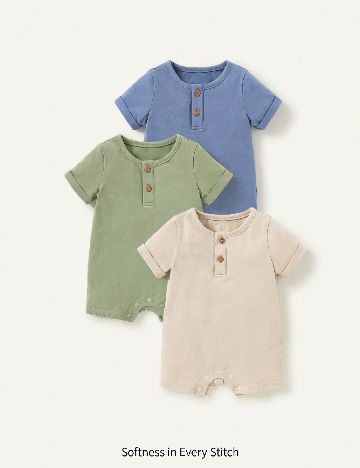 Set salopete CozyCub, mix culori