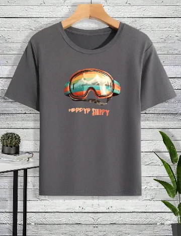 Tricou Shein Kids, gri