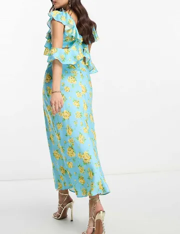 Rochie lunga ASOS, albastru