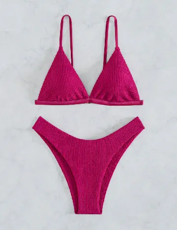 Costum de baie SHEIN, magenta