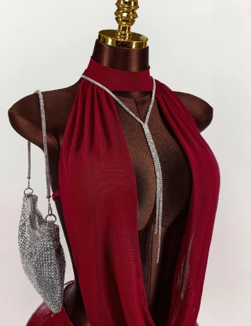 Salopeta SHEIN, rosu