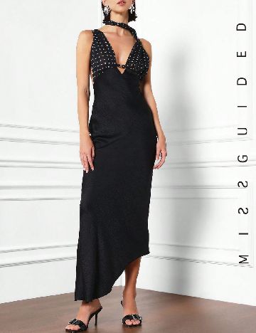 Rochie lunga Missguided, negru