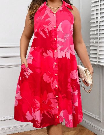 Rochie medie SHEIN CURVE, mix culori