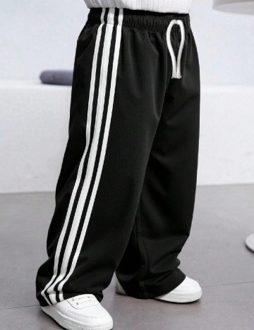 Pantaloni Shein Kids, negru