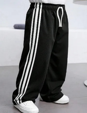 Pantaloni Shein Kids, negru