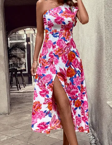 Rochie medie SHEIN, floral print