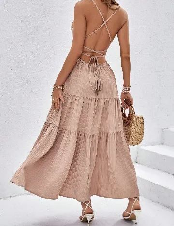 Rochie lunga SHEIN, crem