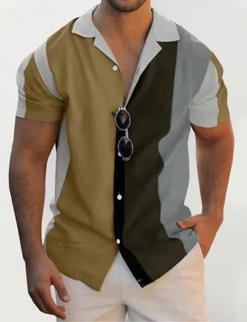 Camasa SHEIN, mix culori