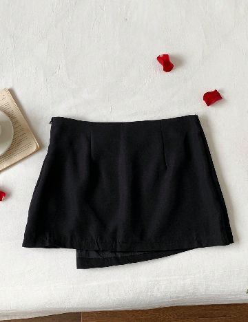 Fusta pantalon SHEIN CURVE, negru