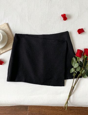 Fusta pantalon SHEIN CURVE, negru