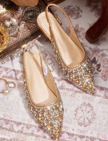 Pantofi SHEIN, auriu