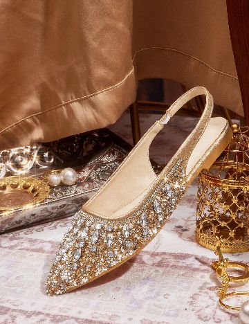 Pantofi SHEIN, auriu