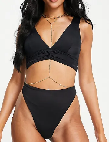 Chilot de  baie ASOS, negru