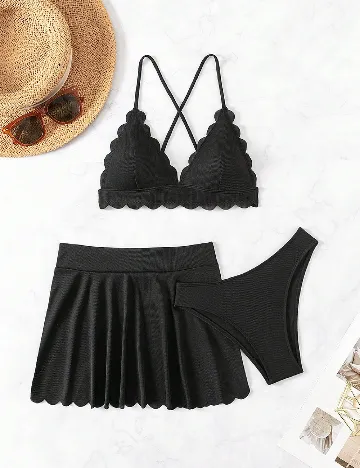 Costum de baie SHEIN, negru