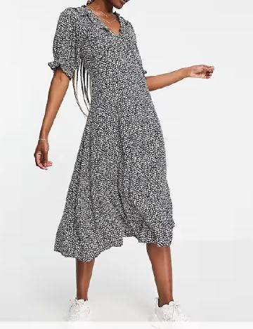 Rochie medie Y.A.S, floral print