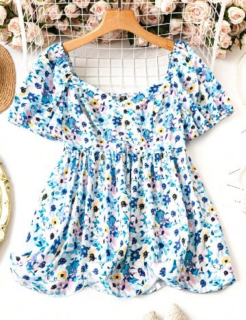 Bluza SHEIN CURVE, floral print