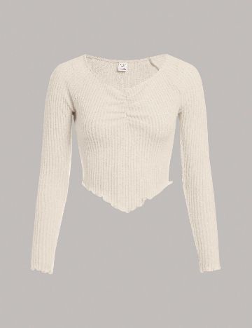 Top Shein Kids, ecru