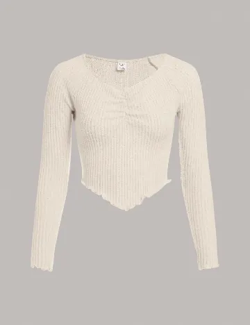 Top Shein Kids, ecru