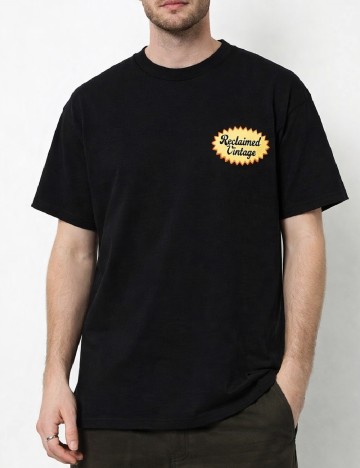 Tricou Reclaimed Vintage, negru