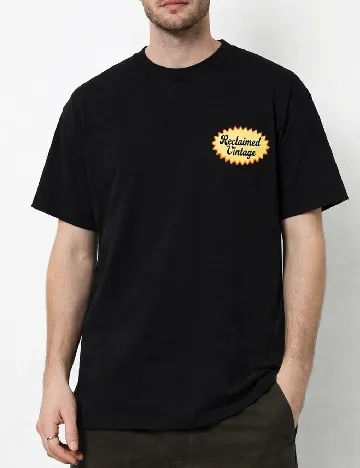 Tricou Reclaimed Vintage, negru